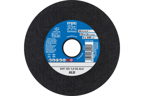 Disc de debitat EHT 125-1,0 SG Aluminiu - 61341115