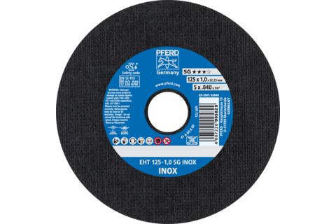 Disc de debitat EHT 125-1,6 SG INOX - 61341124
